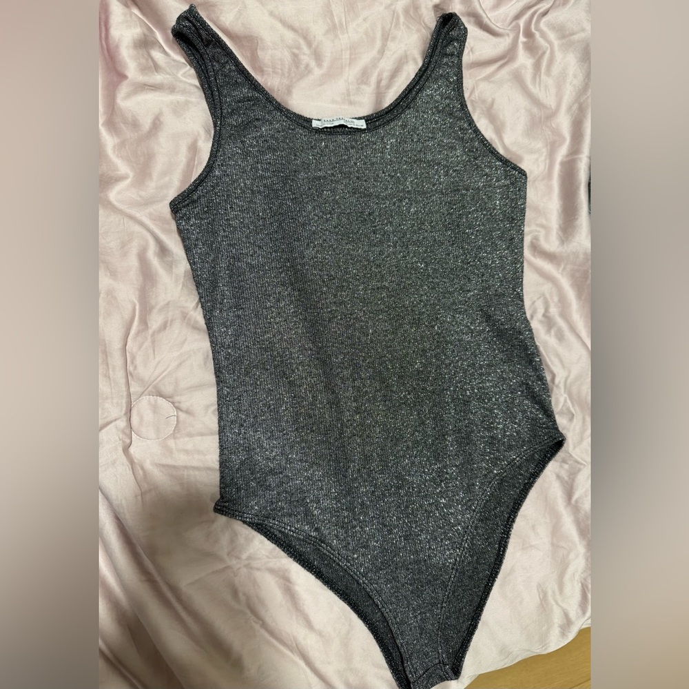 metallic bodysuit